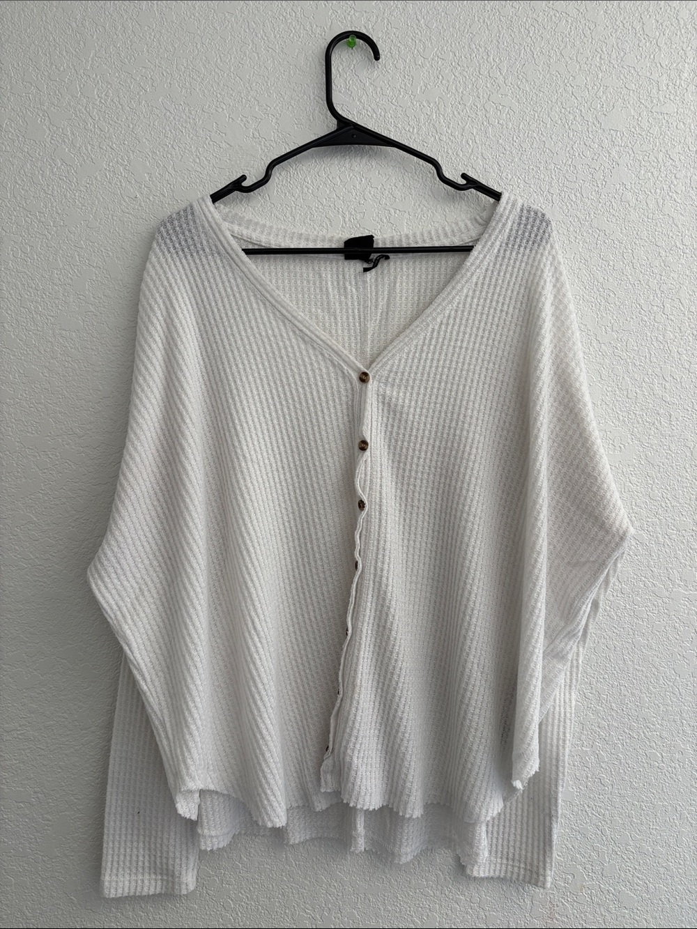 Urban Outfitters Out from Under White Waffle Knit Longsleeve